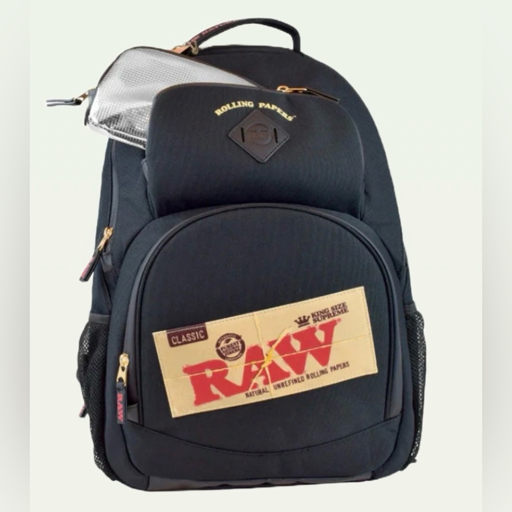 RAW smell proof backpack.